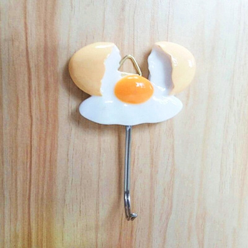 Crochet mural artistique Œuf à cuire