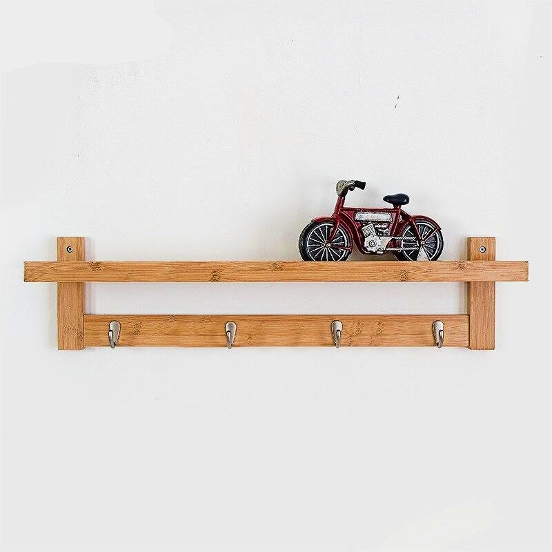 Étagère porte manteau en hêtre