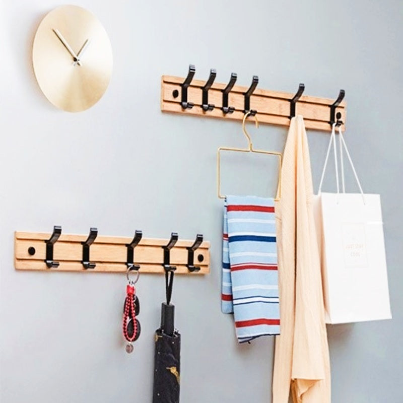 Porte Chêne Manteau Mural Bois