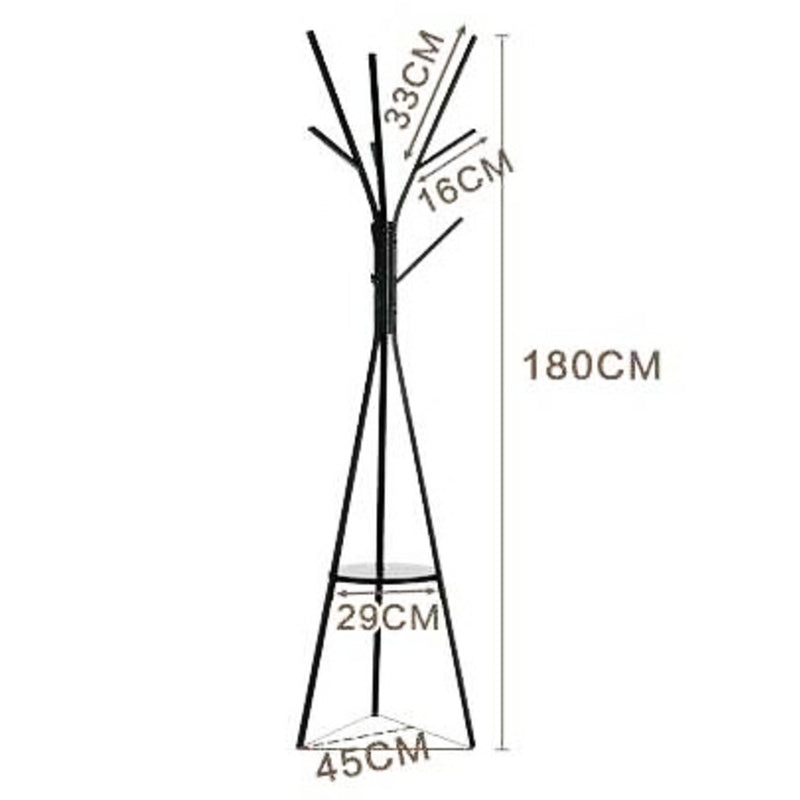 Porte-Manteau Arbre sur Pied Métal en