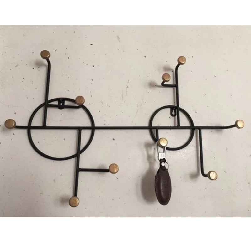 Porte Manteau Design Noir et doré