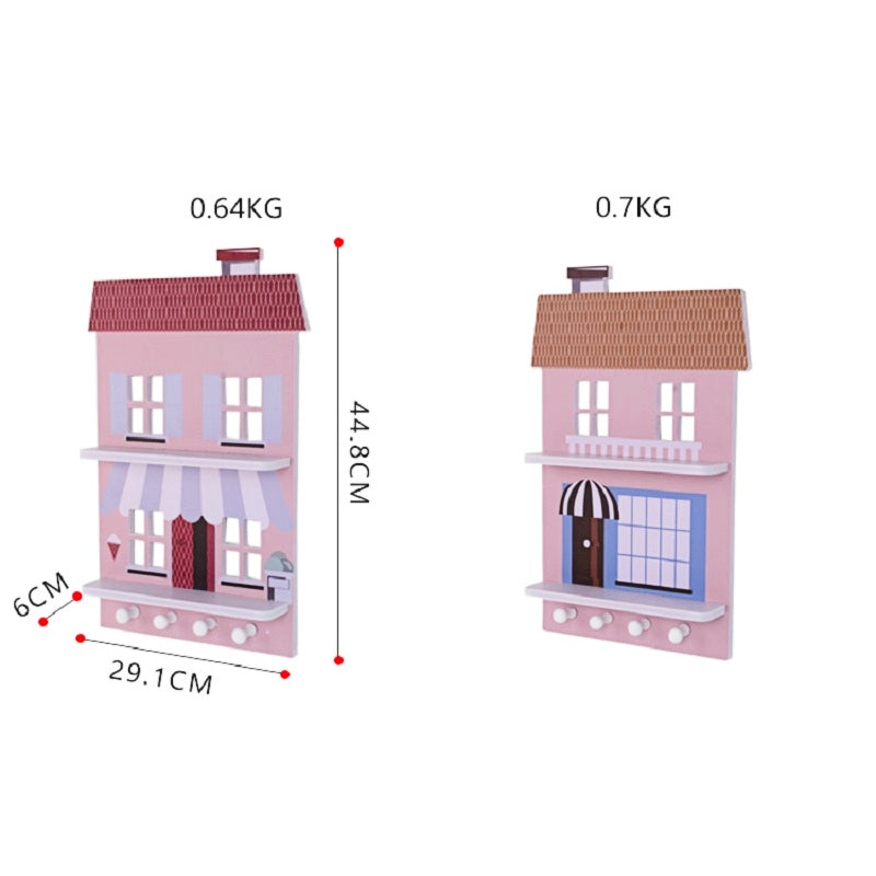 Porte Manteau Enfant Poupée Mural Maison de