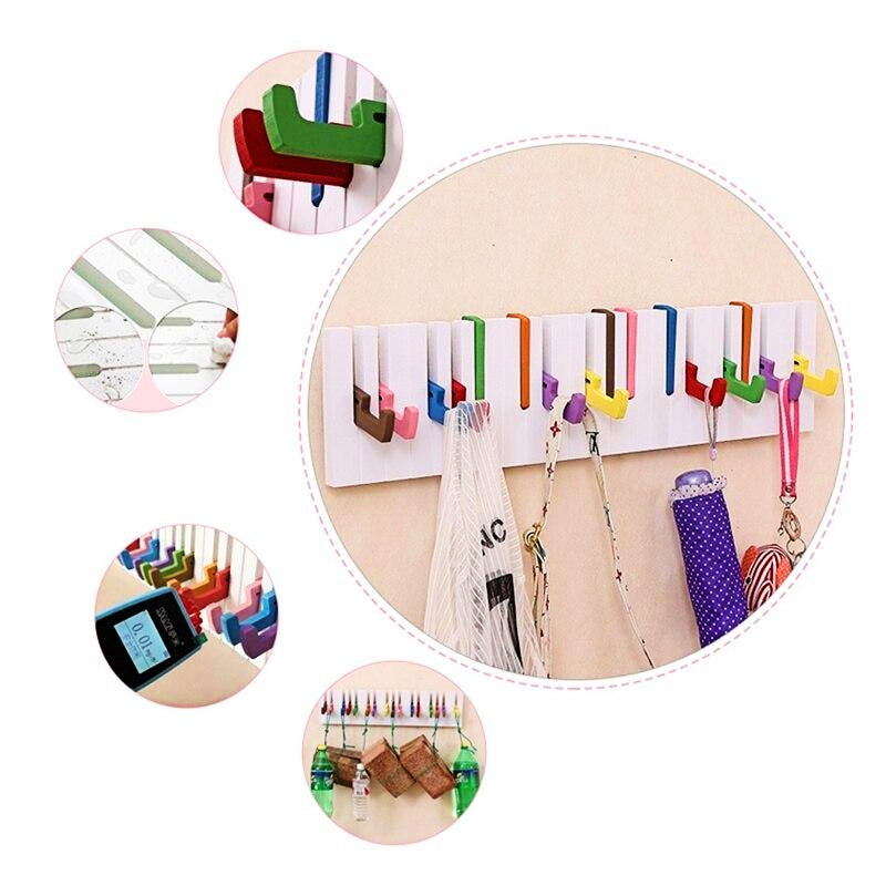 Porte manteau fille multicolore Piano
