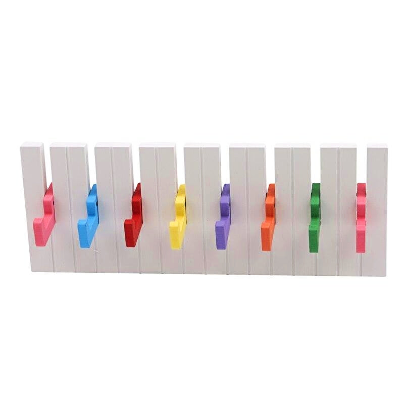 Porte manteau fille Piano multicolore