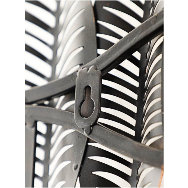 Porte Manteau forgé Mural Design Moderne Feuilles en fer