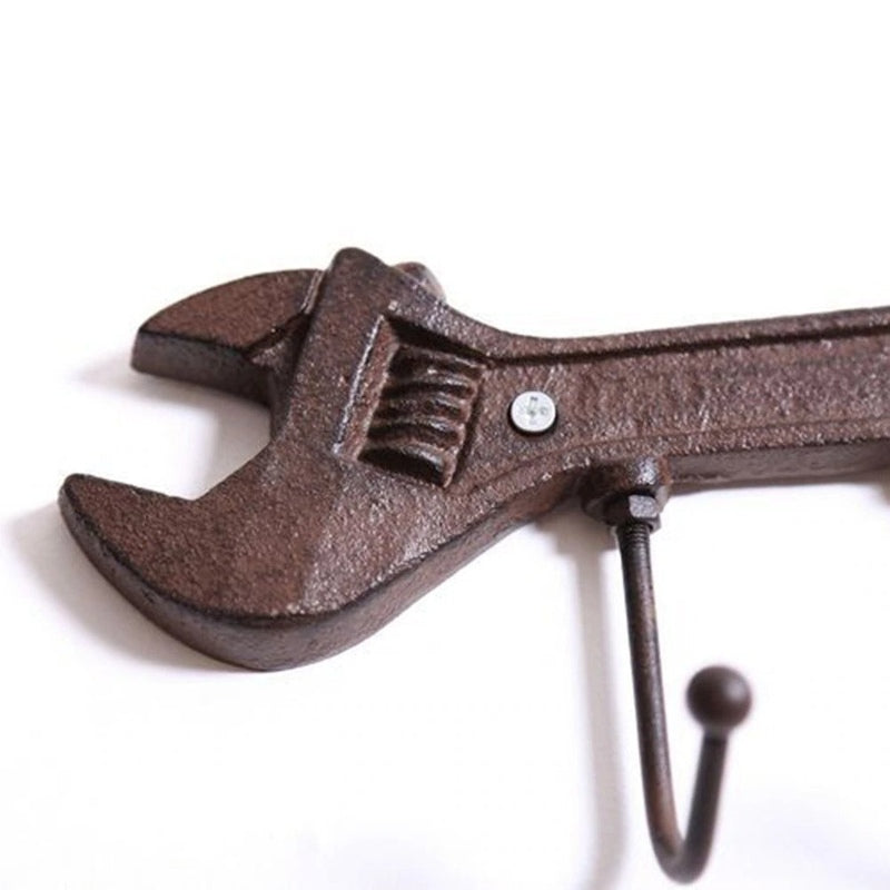Porte Manteau Industriel Molette Clé à