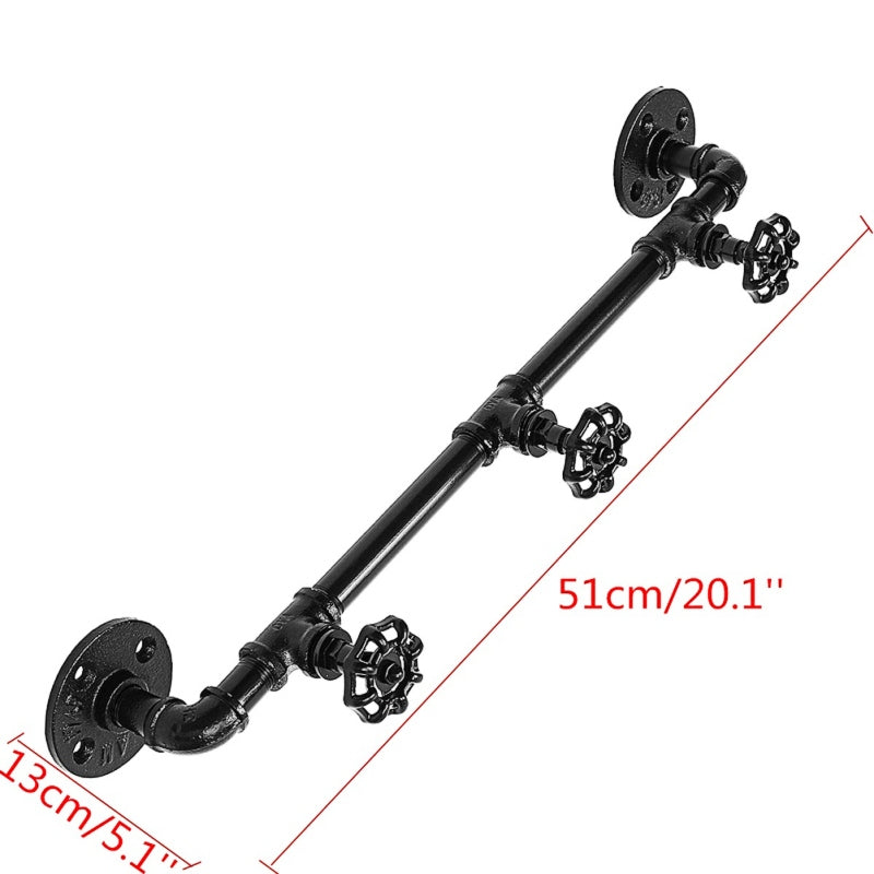 Porte Manteau Industriel Tuyau valves 3