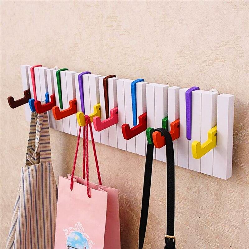 Porte manteau multicolore fille Piano