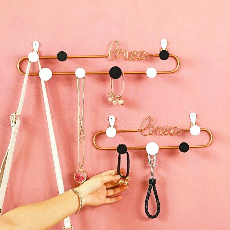 Porte Manteau Mural Design « Love » gold