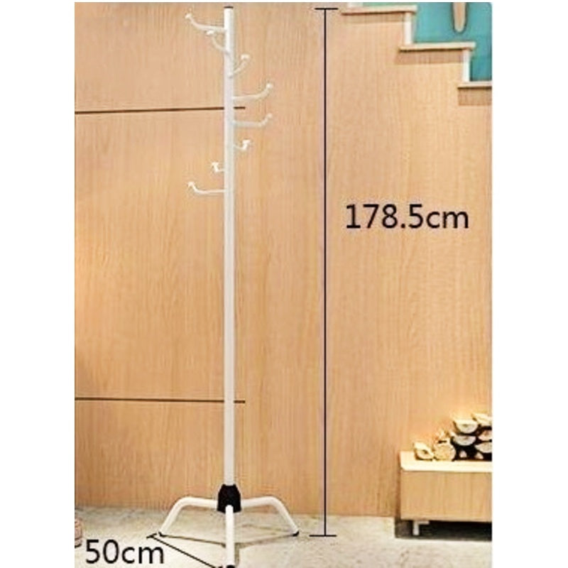 Porte manteau perroquet blanc en métal