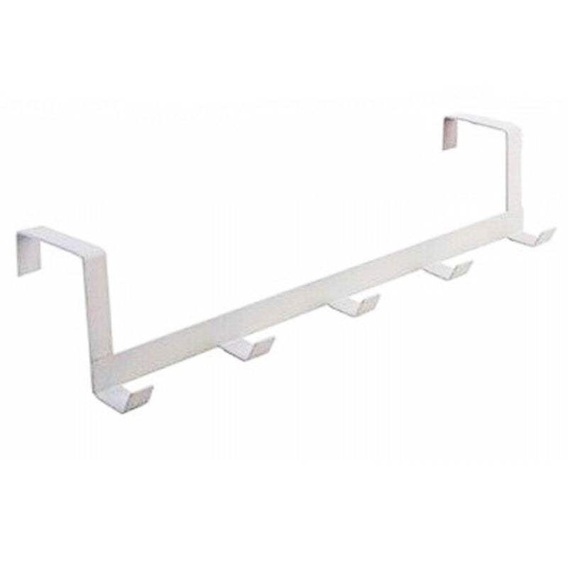 Porte Manteau pour Porte Blanc Métal