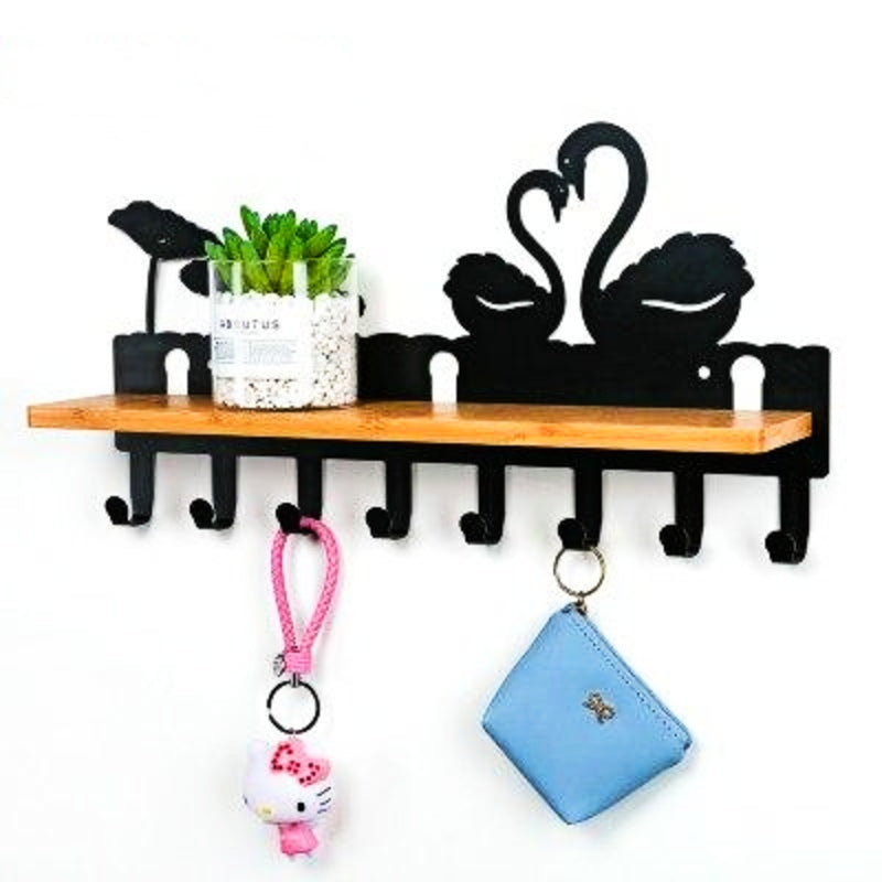 Étagère Porte Manteau Cygne Noir