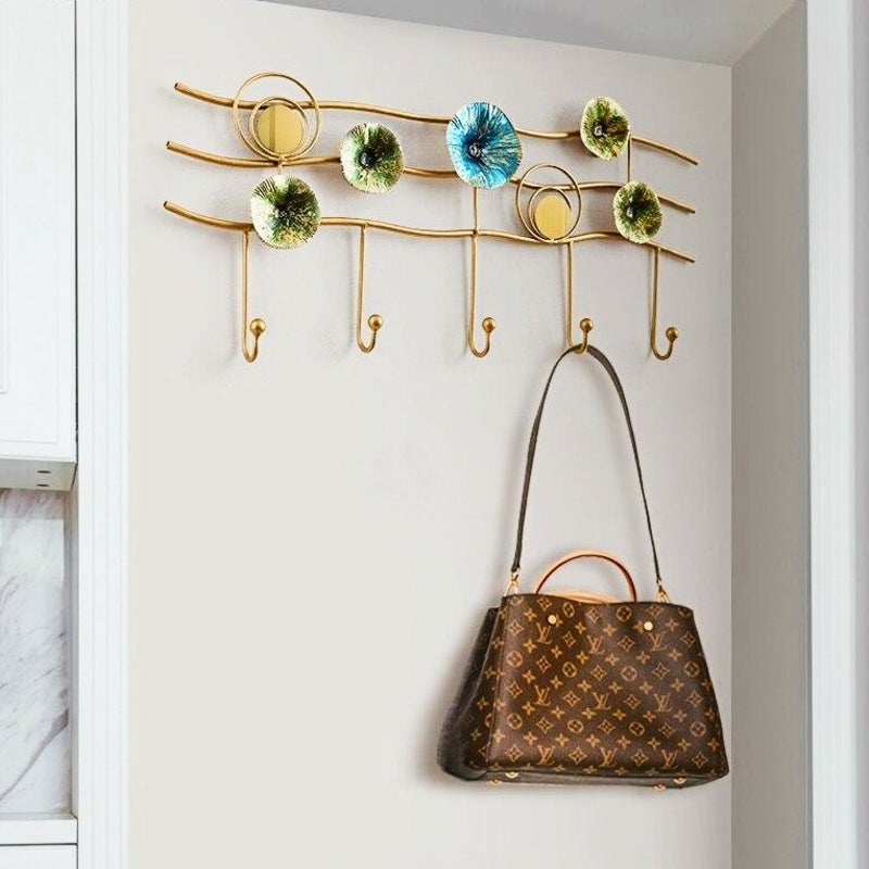 Fleurs Porte Manteau Mural Design Moderne avec 