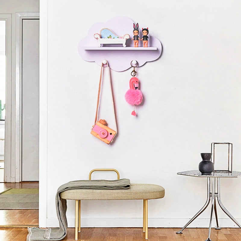 Porte Manteau Nuage Bébé Étagère 