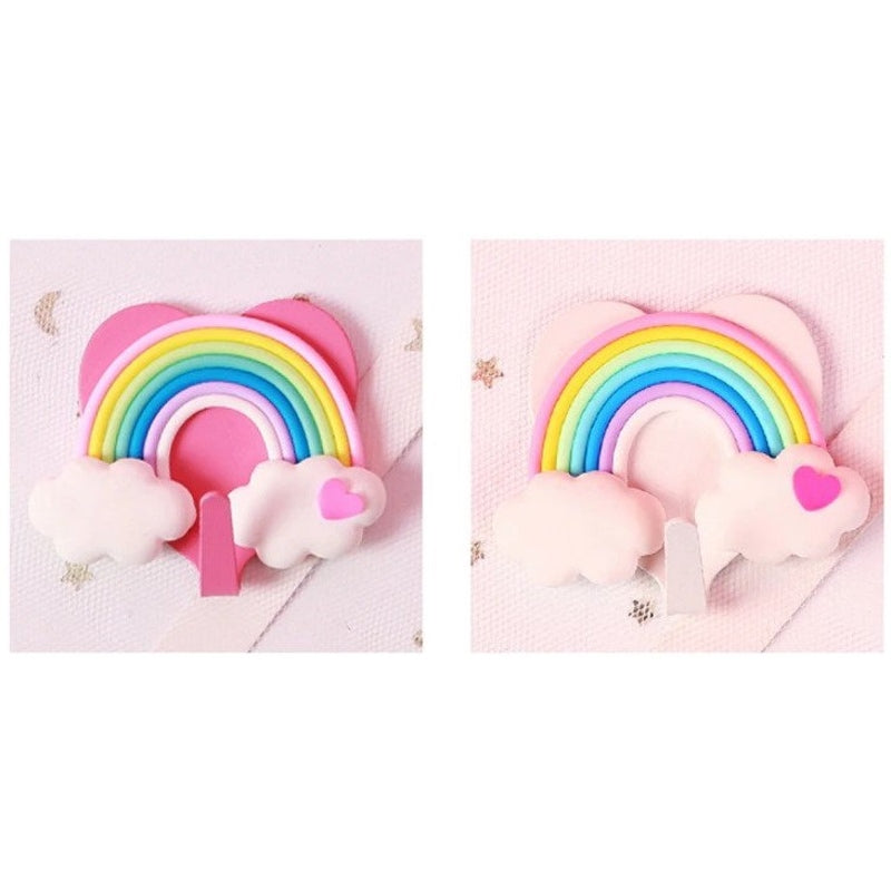 Patère murale enfant ciel Arc-en