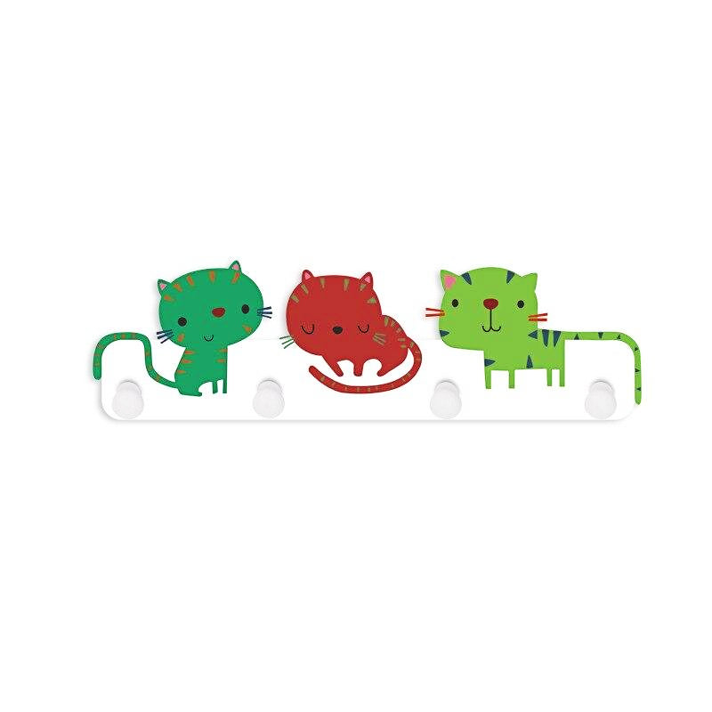 Porte manteau bébé Chats blanc 