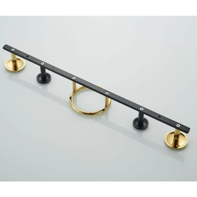Porte Manteau Design Noir Or et