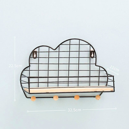 Porte manteau fille noir Rangement 