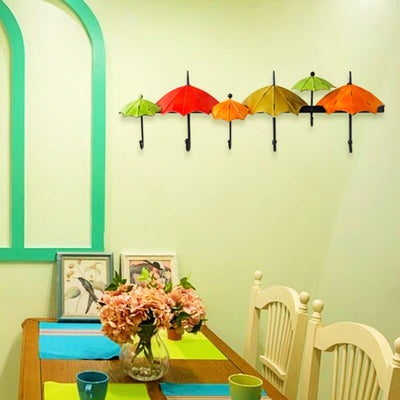 Porte Manteau Mural Design Parapluie Fer Forgé