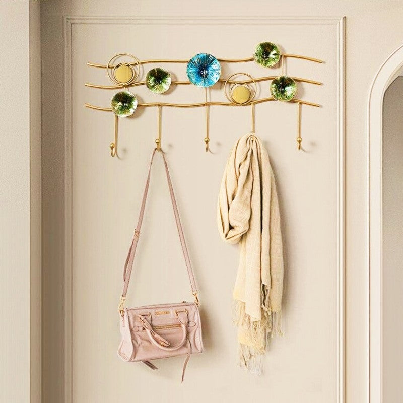 Porte Manteau Mural Fleurs Design Moderne avec 