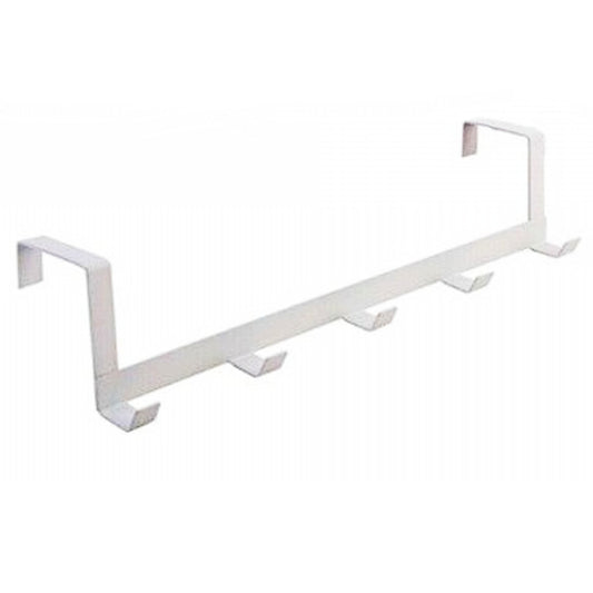 Porte Manteau pour Porte Blanc Métal 