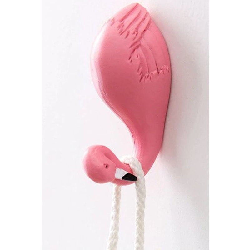Porte manteau rose fille Flamant 