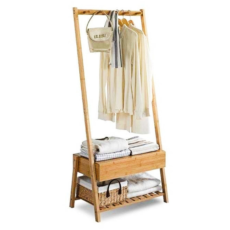Porte Manteau Vestiaire Clair en Bois 