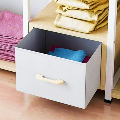 Porte manteau vestiaire Meuble deux blanc en un